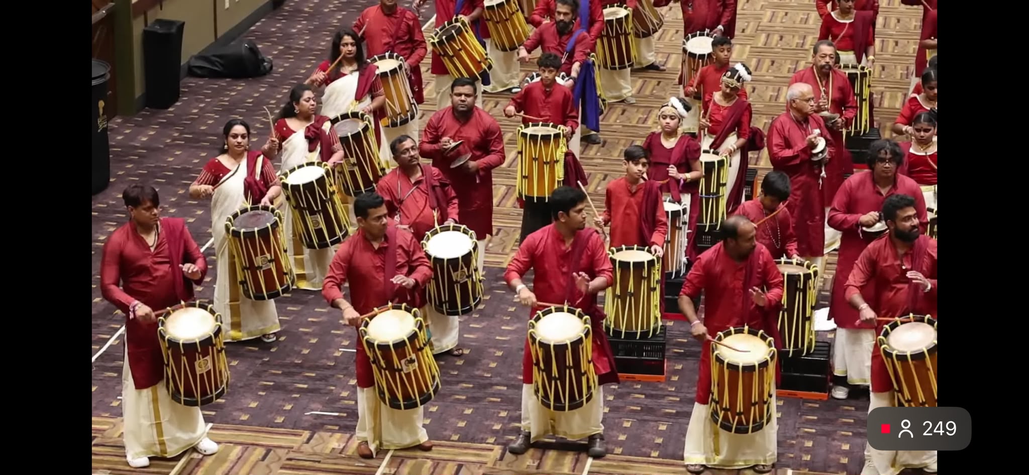Atlanta Kalakshethra at FOKANA 2026 Guinness World Record Chenda Melam — Image 1