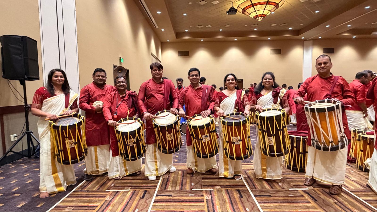 Atlanta Kalakshethra at FOKANA 2026 Guinness World Record Chenda Melam — Image 2
