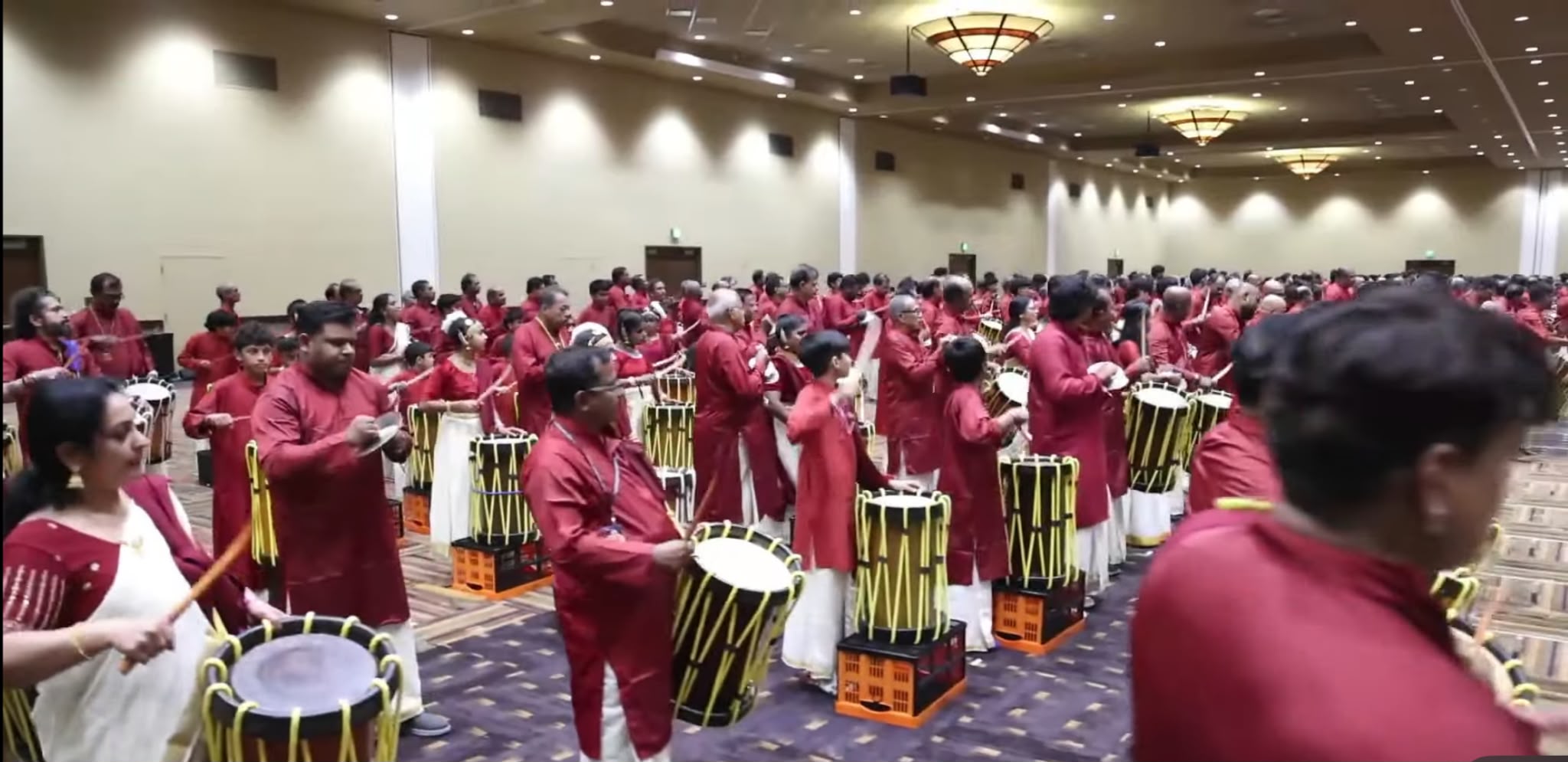Atlanta Kalakshethra at FOKANA 2026 Guinness World Record Chenda Melam — Image 3